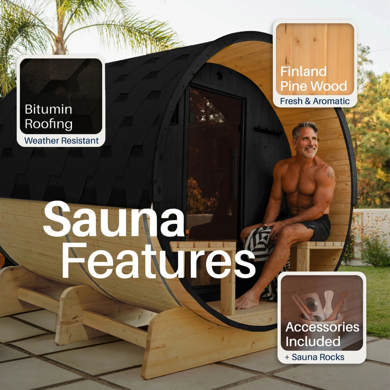 Anémona barrel sauna 10