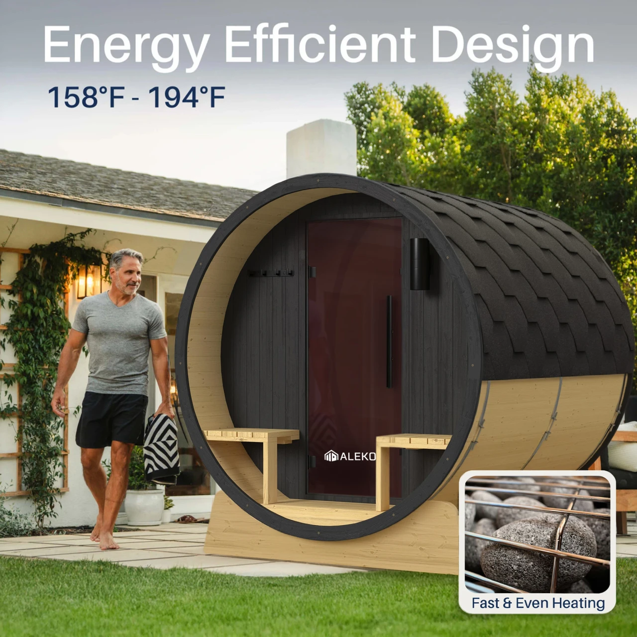 Anémona barrel sauna 3