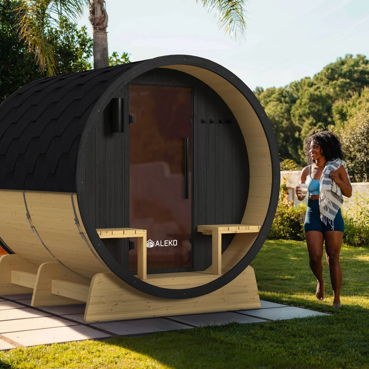 Anémona barrel sauna 4