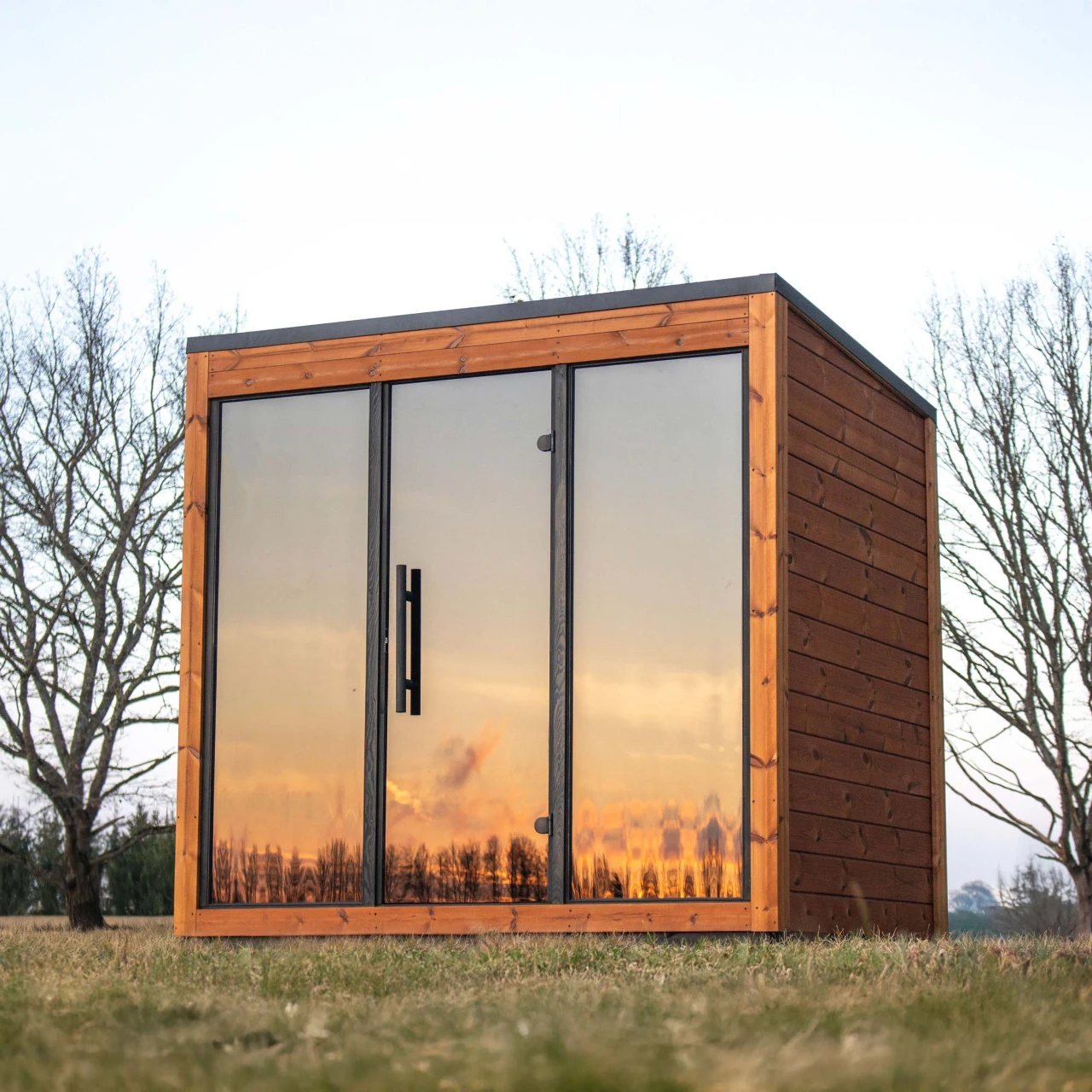 Aris sauna front view
