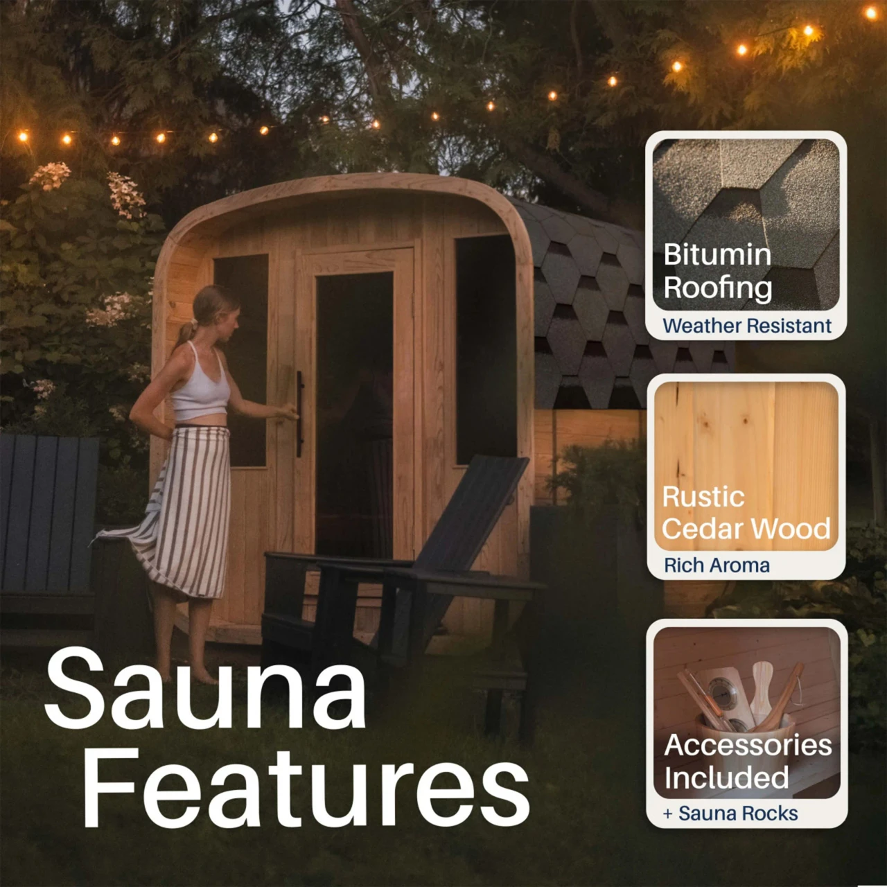 Arnica 4-person sauna