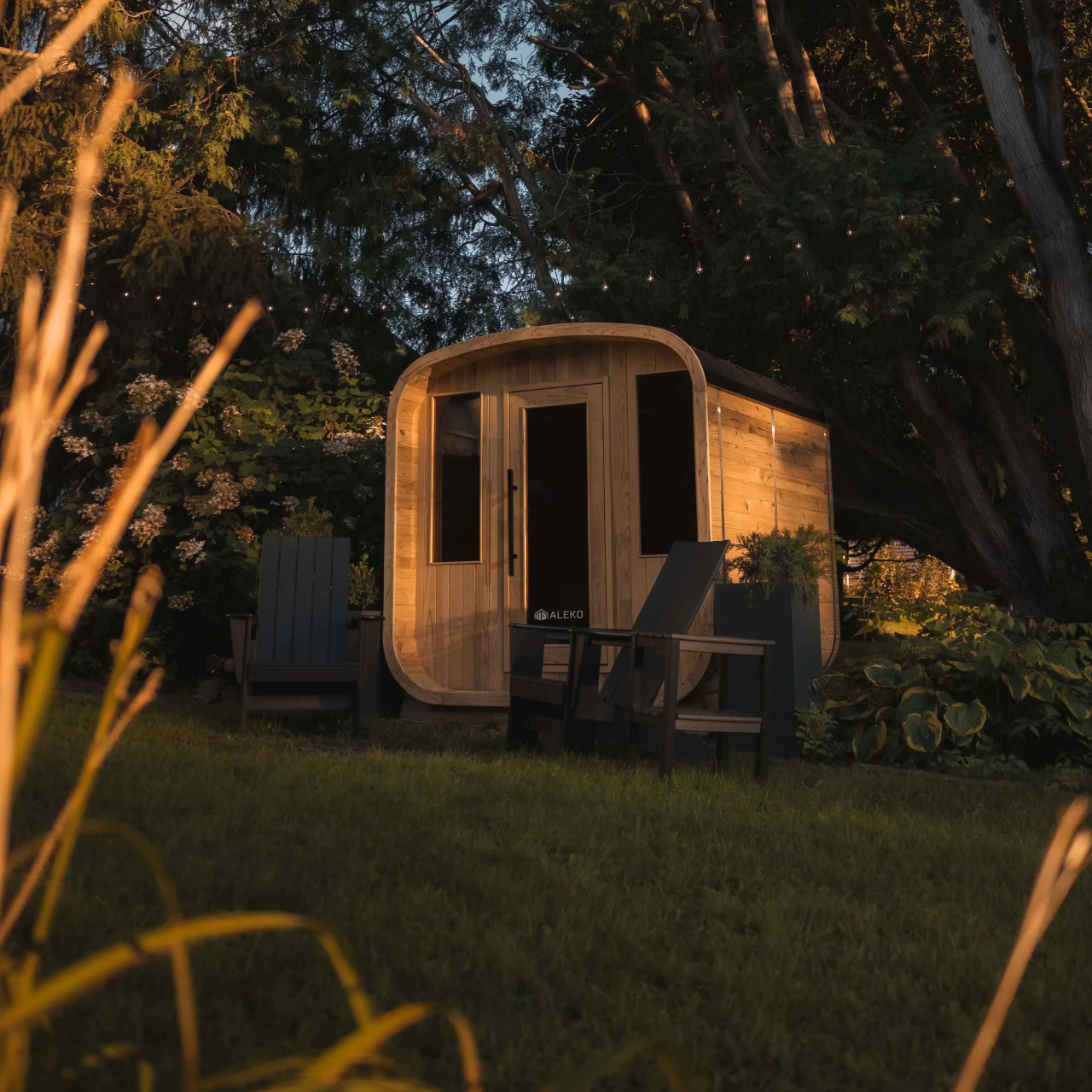 Arnica sauna detail