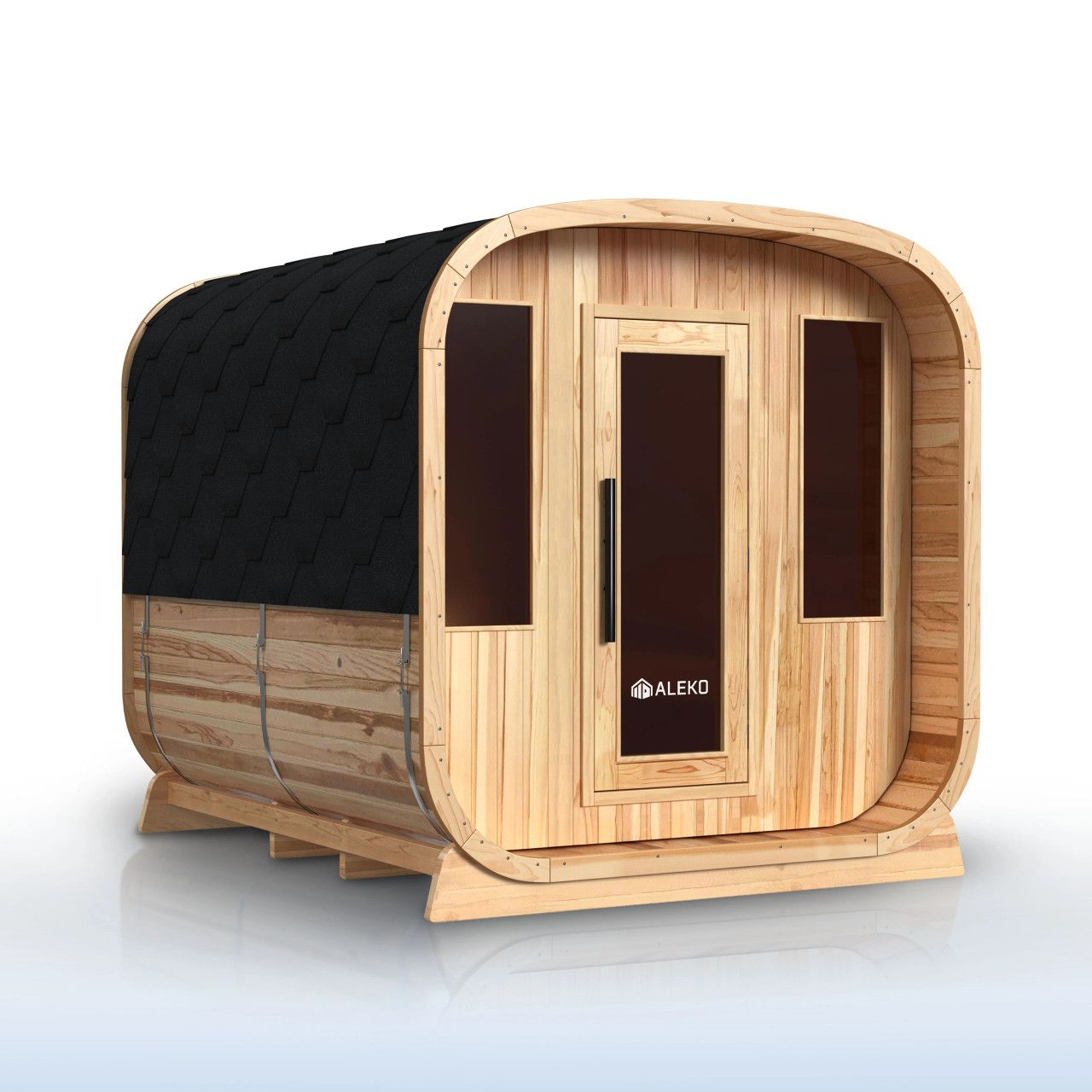 Arnica sauna side view