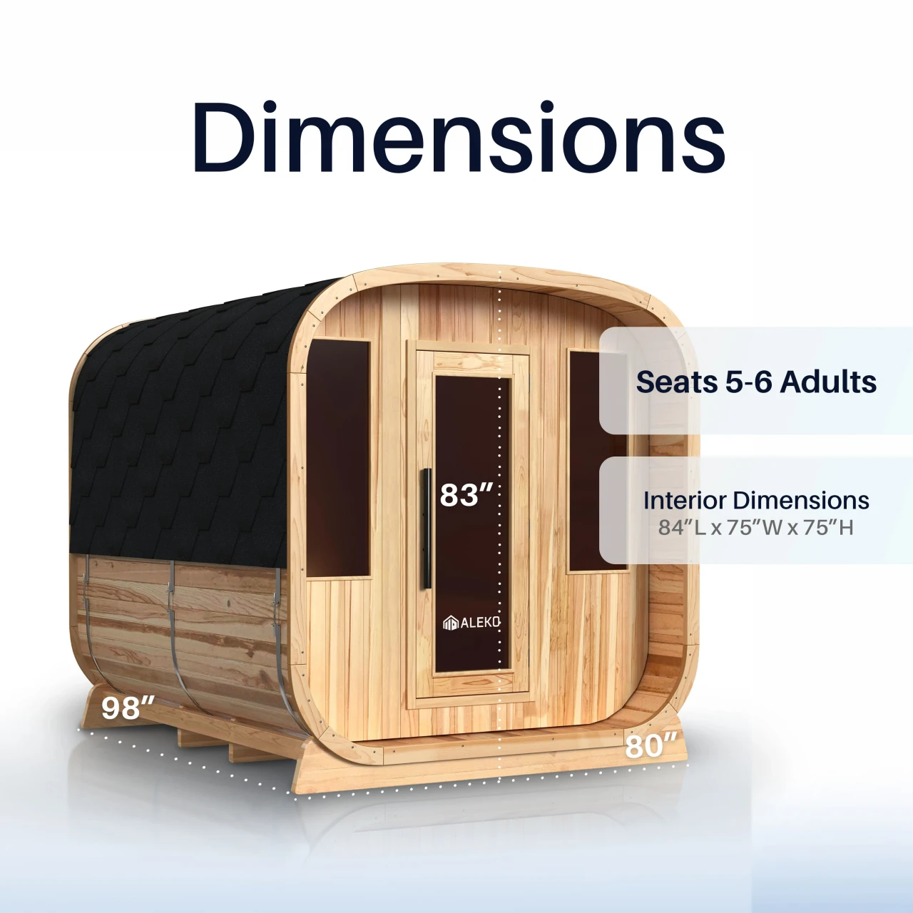 Arnica sauna exterior