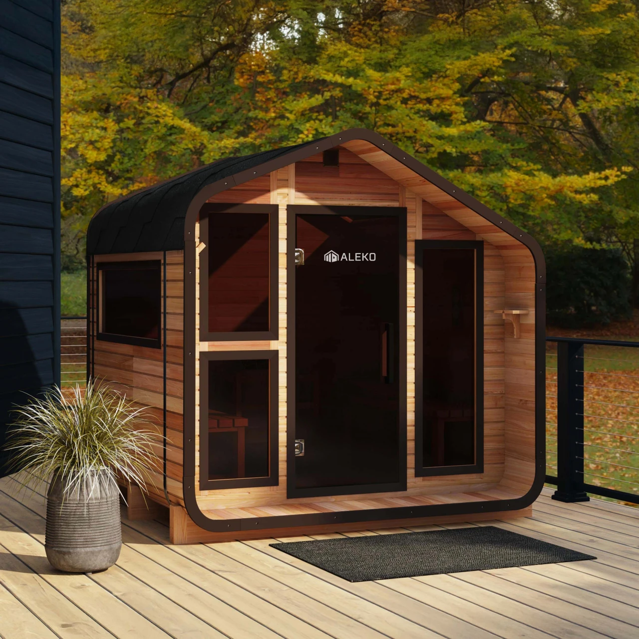 Bluet sauna roof detail