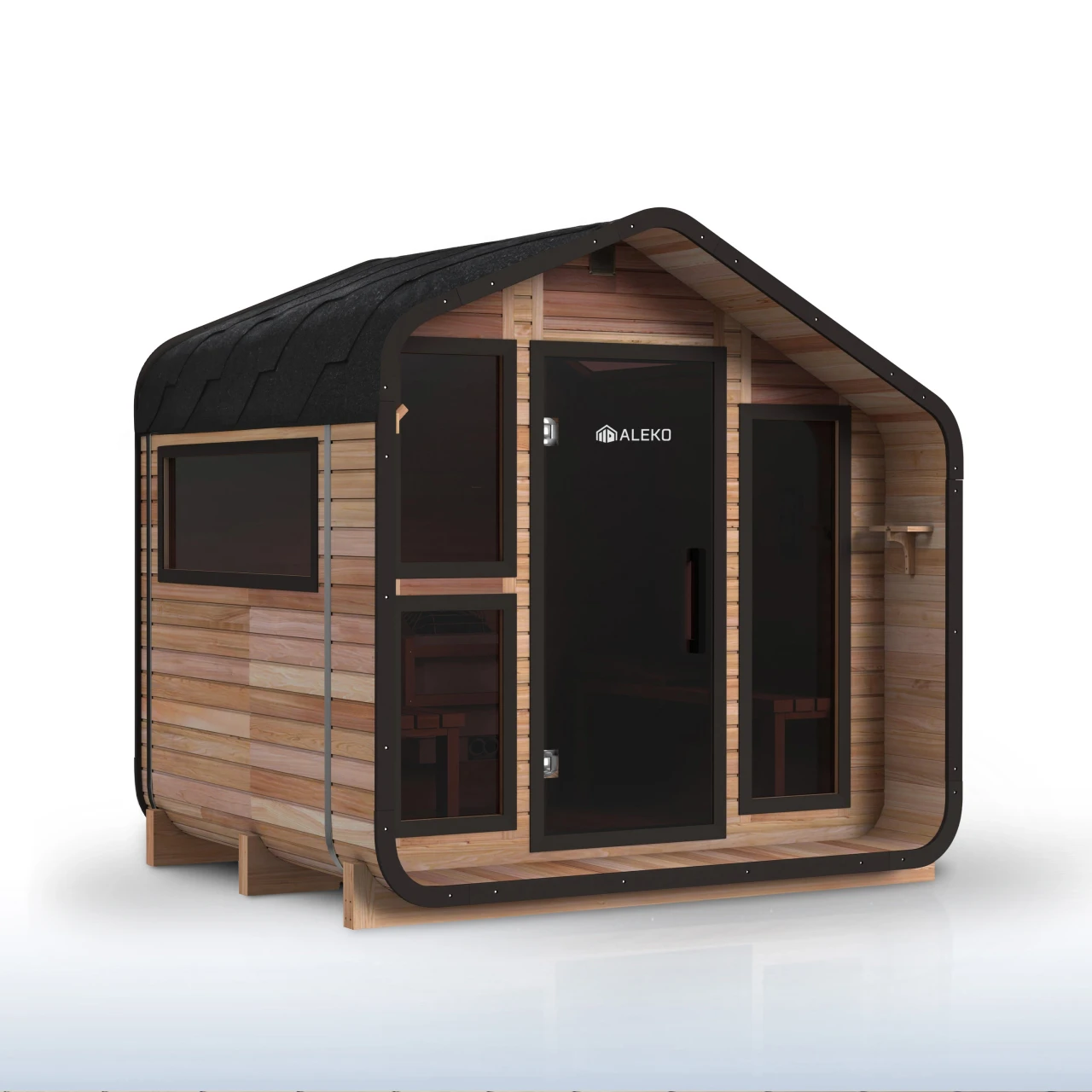 Bluet sauna side view