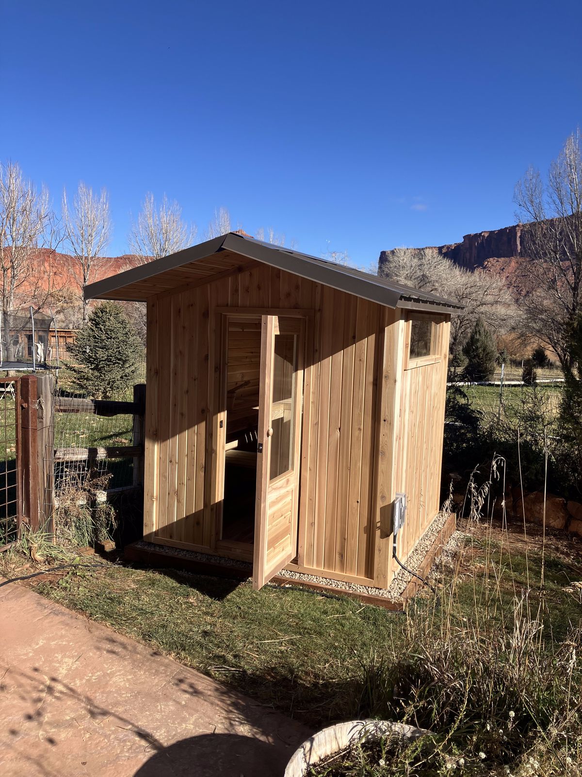 Cedar Built Cabin Sauna