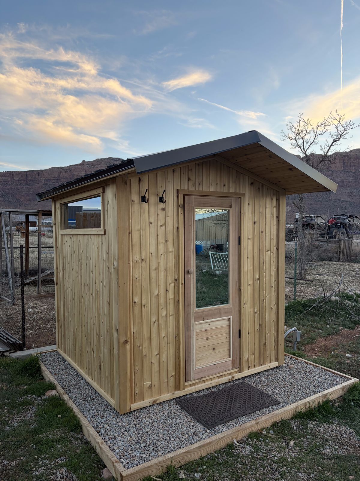 Cedar Built Cabin Sauna