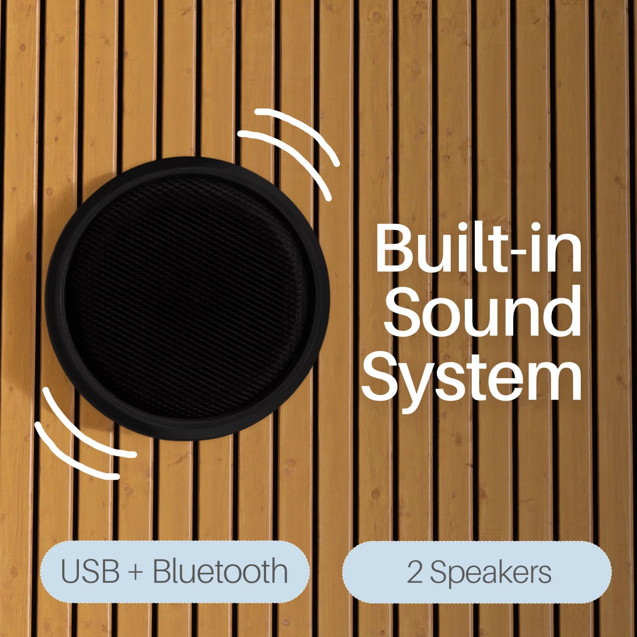 Camellia built-in sound system