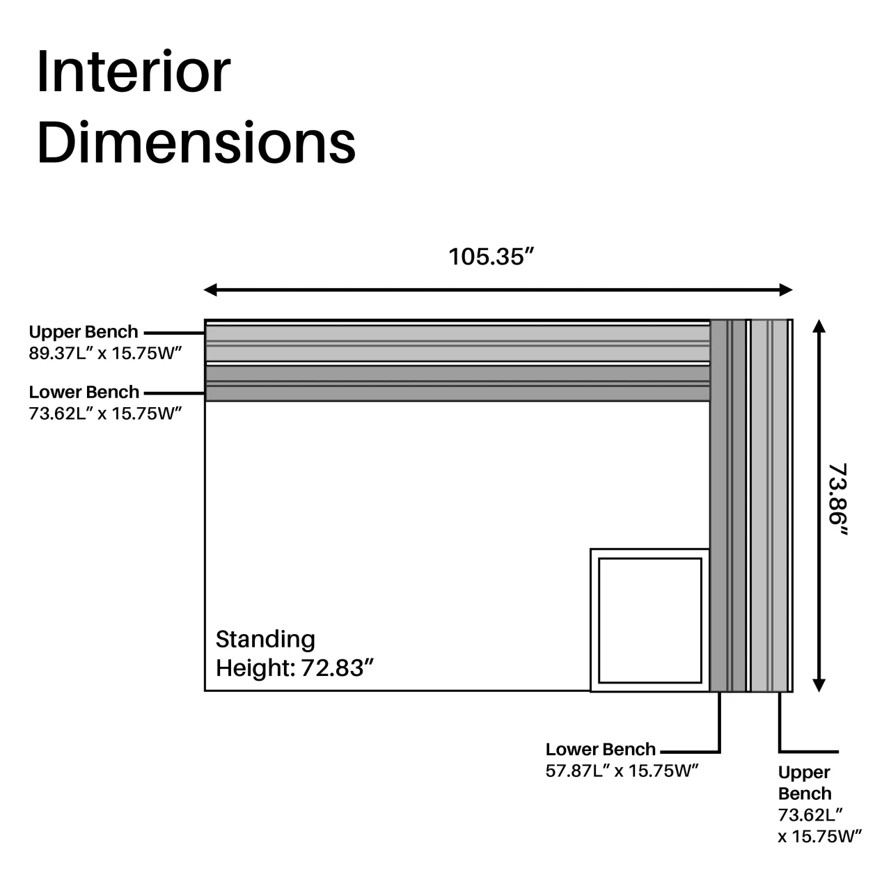 Camellia interior dimensions