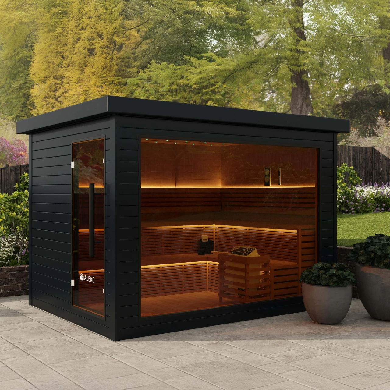 Camellia outdoor sauna lifestyle