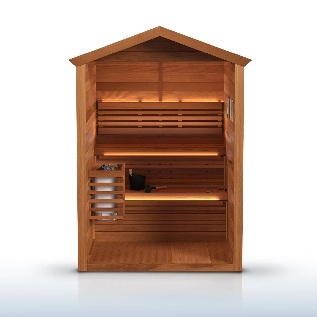 Fiesta sauna interior