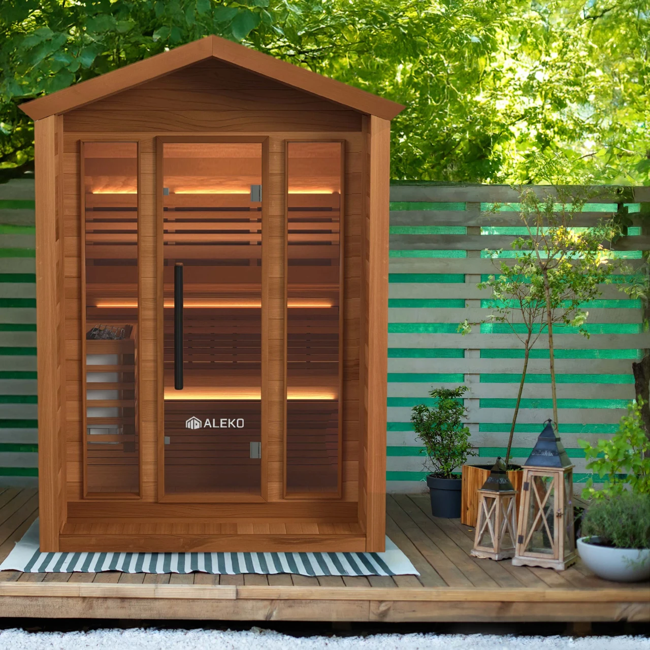 Fiesta outdoor sauna lifestyle