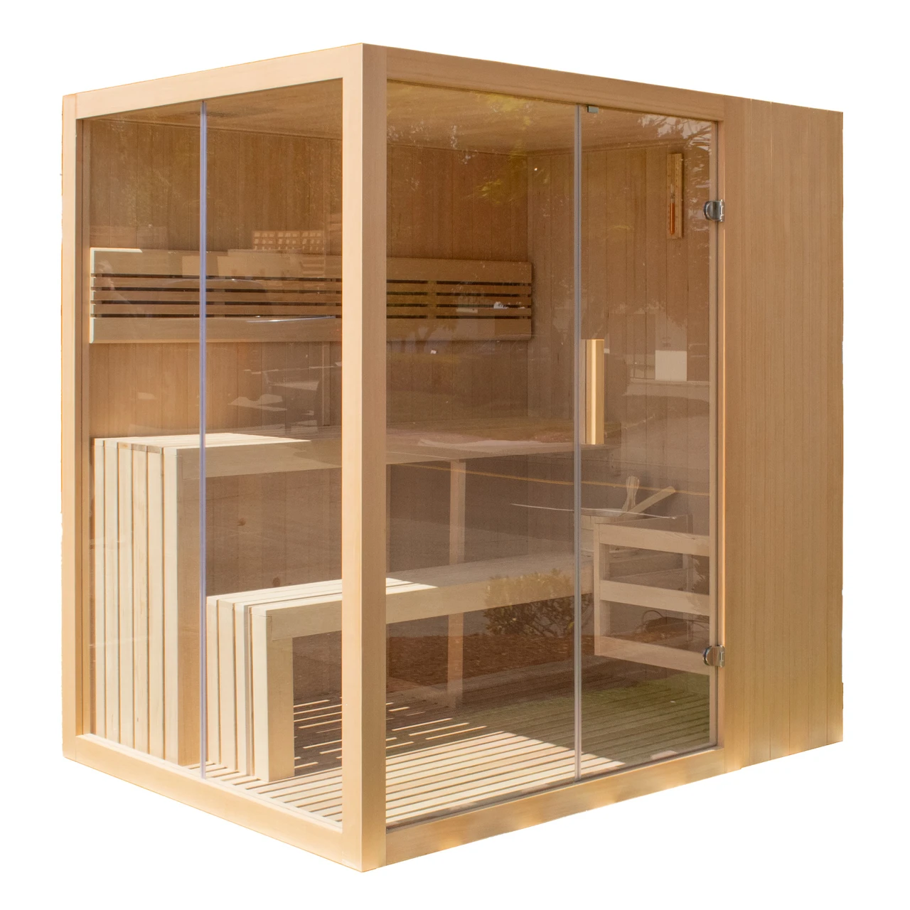Hemlock indoor sauna 1