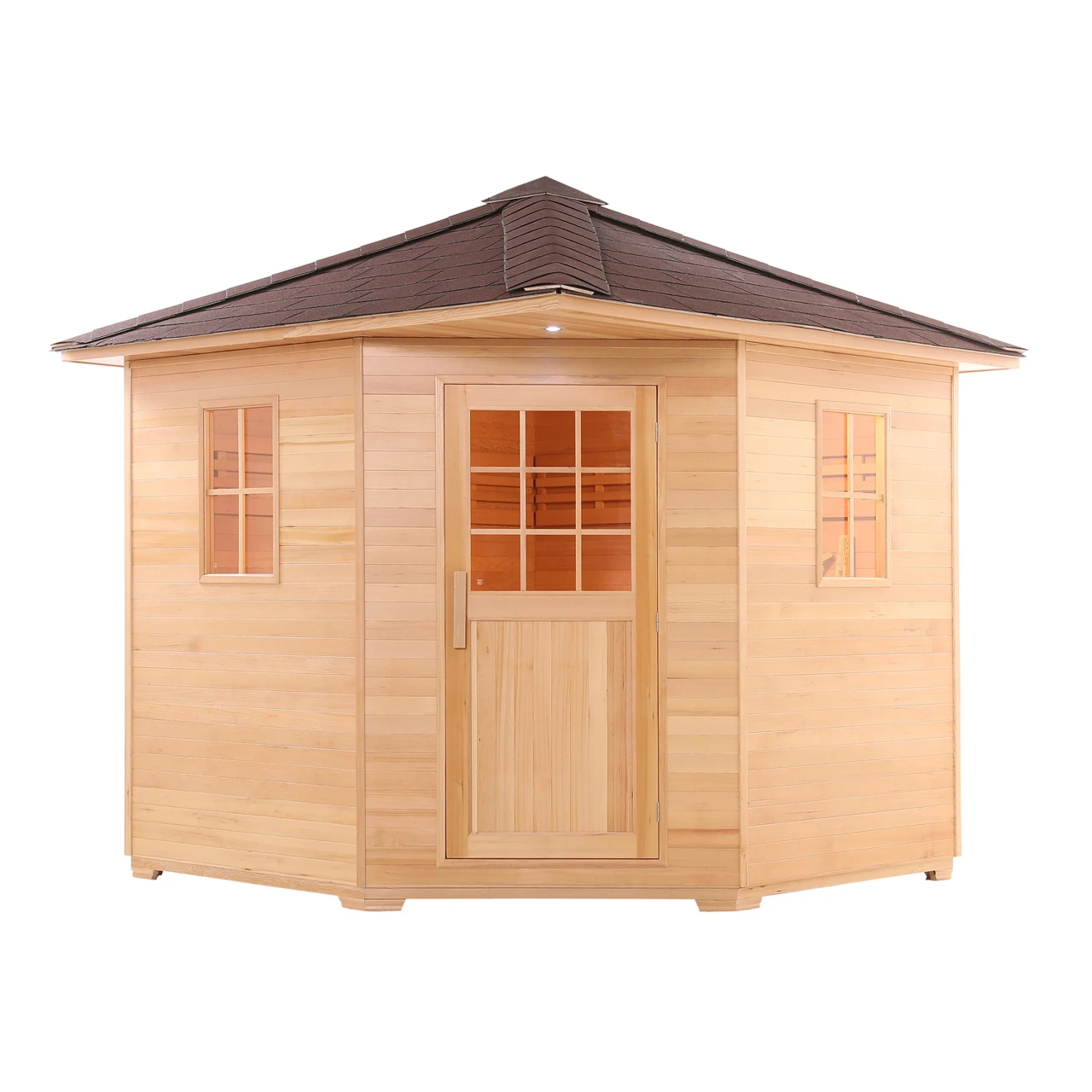 Hemlock Cabin outdoor sauna
