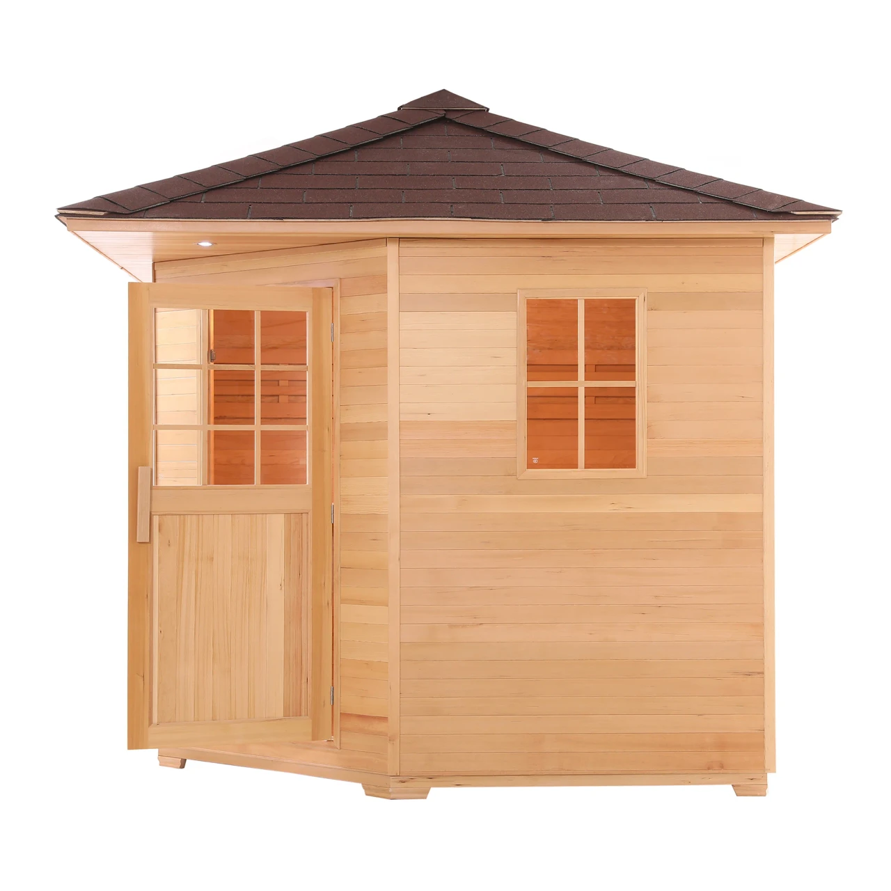 Hemlock Cabin sauna interior
