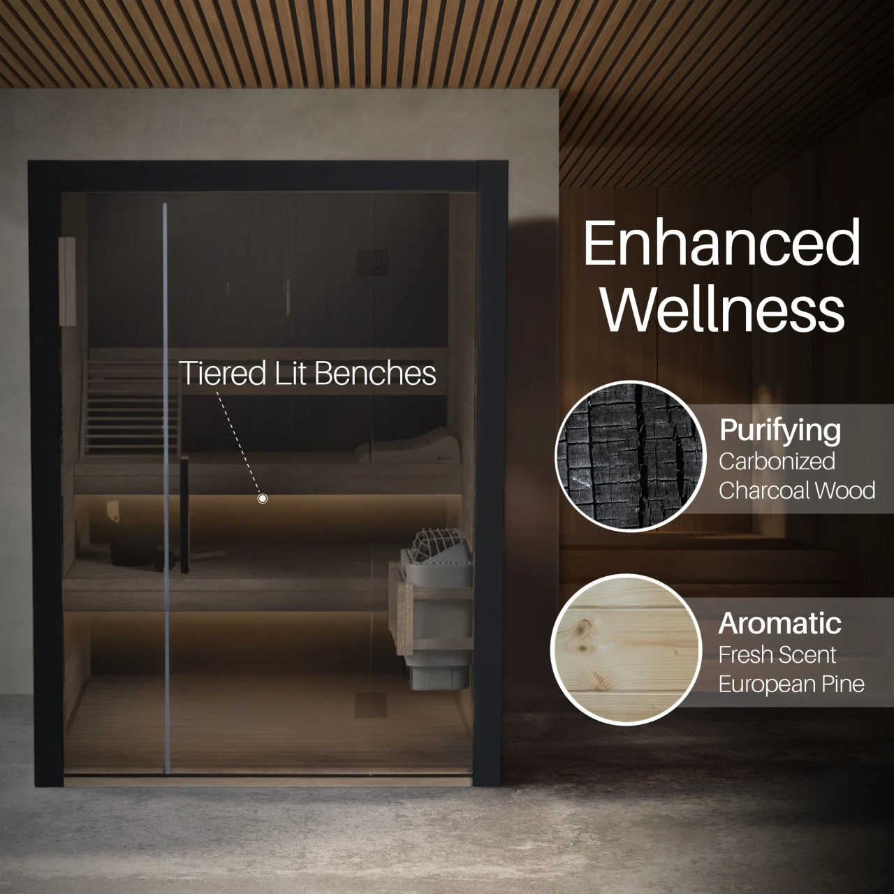 Orchid indoor sauna 12
